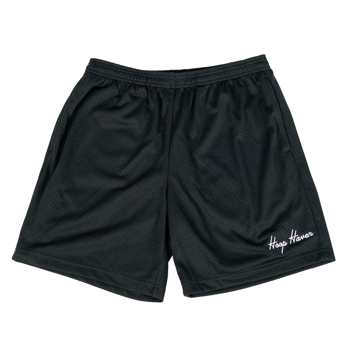 SCRIPT MESH SHORTS - BLACK