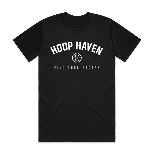 HOOP HAVEN CLASSIC T-SHIRT - BLACK