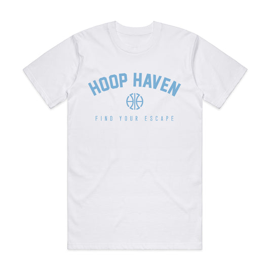 HOOP HAVEN CLASSIC T-SHIRT - WHITE